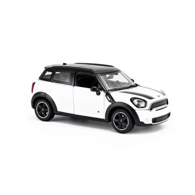 Masinuta metalica Minicooper alba scara 1 la 24