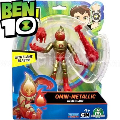 Figurina Blister Metallic Heatblast 12 cm Ben 10