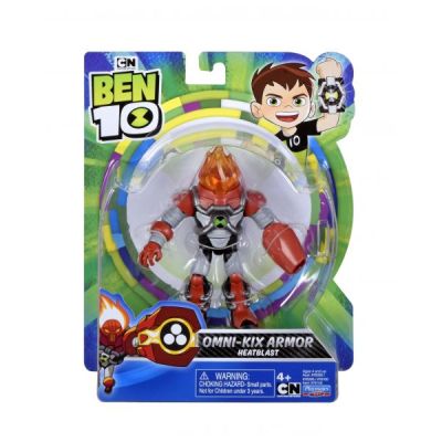 Figurina Blister Omni-Kix Armura Heatblast 12 cm Ben 10