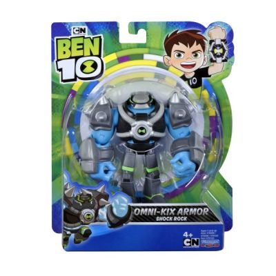 Figurina Blister Omni-Kix Armura Shock Rock 12 cm Ben 10