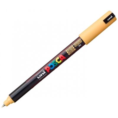 Marker UNI PC-1MR 0. 7 mm varf metalic fin portocaliu caisa Posca M1264