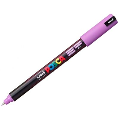 Marker UNI PC-1MR 0. 7 mm varf metalic fin mov lavanda Posca M1265