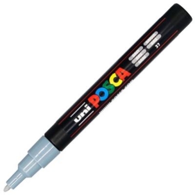 Marker UNI PC-3M 0. 9-1. 3 mm gri Posca M297