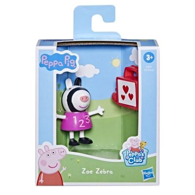 Figurina zebra Zoe Prietenii amuzanti 7 cm Peppa Pig