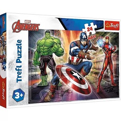 Puzzle 24 piese maxi Eroi Avengers Trefl