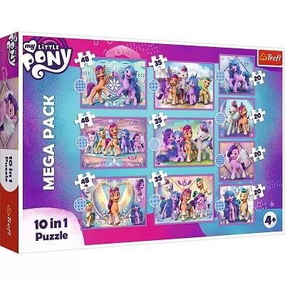 Puzzle 10in1 My little pony Poneii stralucitori Trefl