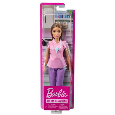 Papusa Barbie asistenta medicala satena