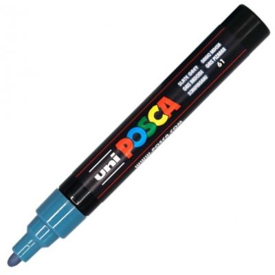 Marker UNI PC-5M 1. 8-2. 5 mm gri albastrui Posca M634