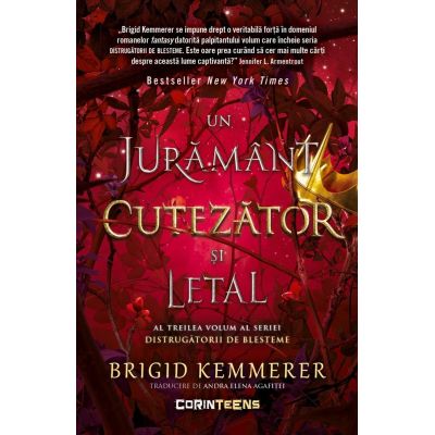 Un juramant cutezator si letal vol. 3 din seria Distrugatorii de blesteme - Brigid Kemmerer