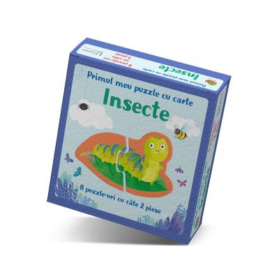 Primul meu puzzle cu carte. Insecte Usborne - Usborne Books