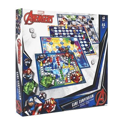 Set 25 jocuri de societate Game Compendium Marvel Avengers