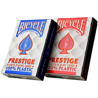 Set 2 pachete carti de joc poker profesionale Bicycle Prestige