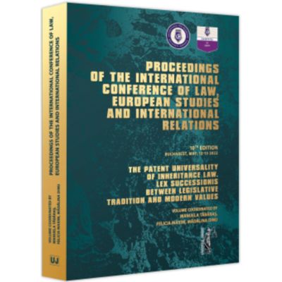 Proceedings of the international conference of law european studies and international relations - Madalina Dinu