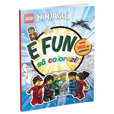 E fun sa colorezi Ninjago