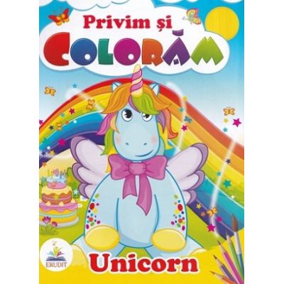 Privim si coloram. Unicorn