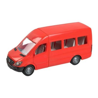 Masina Mercedes-Benz Sprinter rosie 25x6 4x11 cm