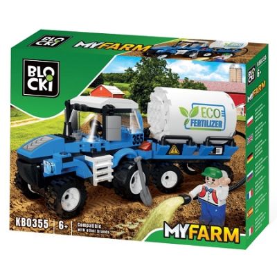 Blocki My Farm. Tractor cu Cisterna 170 piese