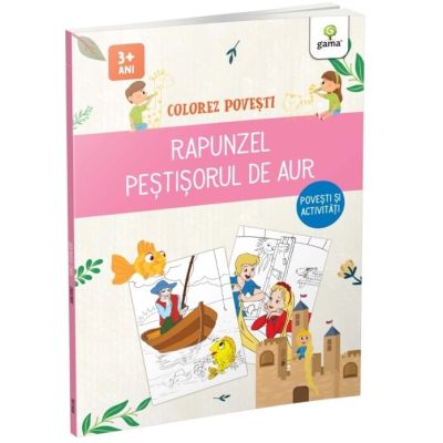 Colorez povesti. Rapunzel. Pestisorul de aur