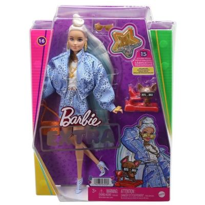 Papusa Barbie Extra cu bandana