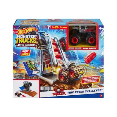 Monster Trucks Entry Challenge Arena Smashers. Provocarea Tire press