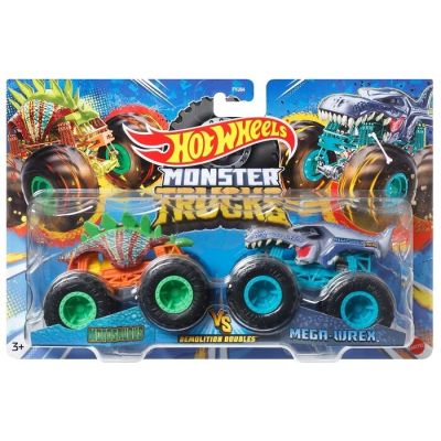 Monster Truck Set 2 masini scara 1 64 Motosaurus si Mega Wrex