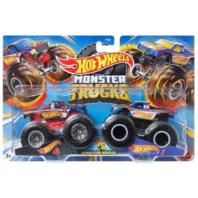 Monster Truck Set 2 masini scara 1 64 Hot Wheels 1 si Hot Wheels 4