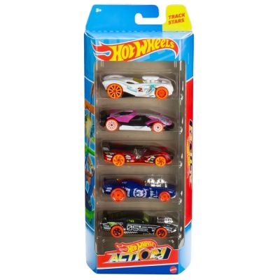 Set 5 masini Hot Wheels Action