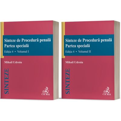 Sinteze de Procedura penala. Partea speciala vol. 1 vol. 2. Editia 4 - Mihail Udroiu