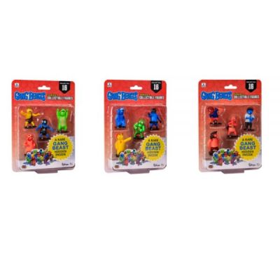 Set 5 figurine Gang Beasts cu un personaj rar ascuns