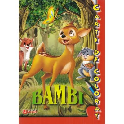 Bambi. Carte de colorat