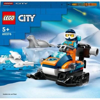 LEGO City. Snowmobil pentru explorari arctice 60376 70 piese