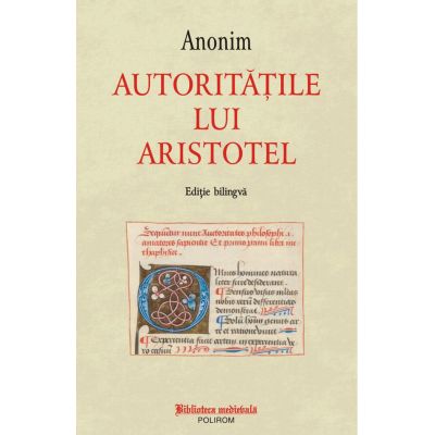 Autoritatile lui Aristotel editie bilingva