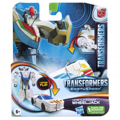 Transformers 7 Earthspark. Figurina transformabila Wheeljack 6 cm