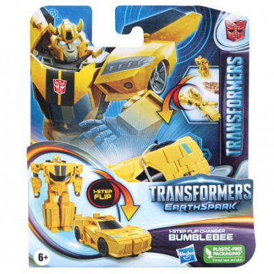 Transformers 7 Earthspark. Figurina transformabila Bumblebee 6 cm