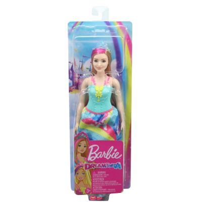 Papusa printesa cu coronita albastra Barbie Dreamtopia