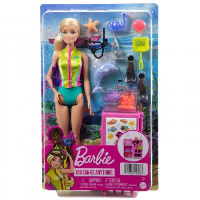 Papusa biolog marin Barbie you can be anything