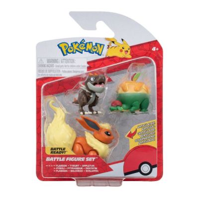 Set 3 figurine de actiune Appltun Tyrunt Flareon