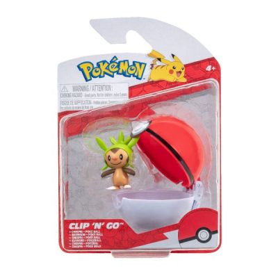 Figurine Clip N Go Chespin amp Poke Ball