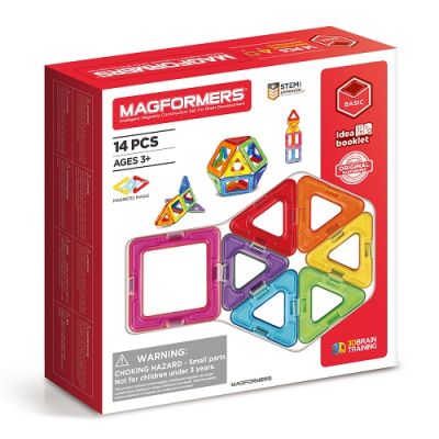 Joc magnetic de constructie 14 piese Magformers