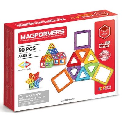 Joc magnetic de constructie 50 piese Magformers