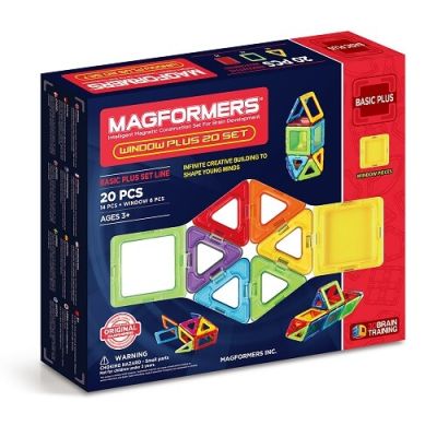 Joc magnetic de constructie 20 piese Magformers