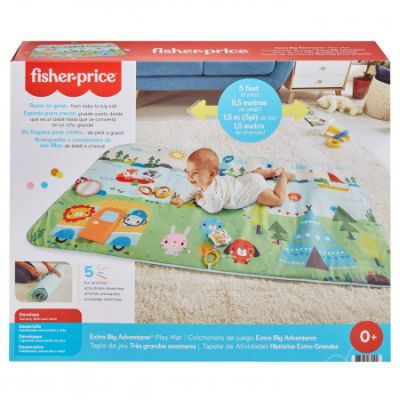 Covoras de joaca 150 cm Extra big adventures Fisher Price