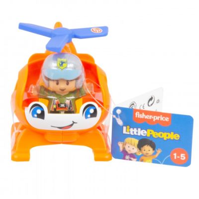 Vehicul elicopter 10 cm Fisher Price Little people