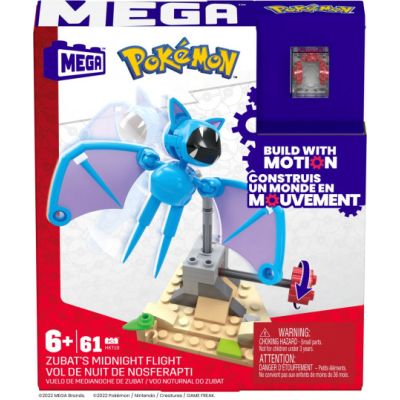 Pokemon Mega Set de constructie Zborul de noapte al lui Zubat