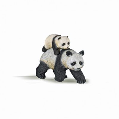 Figurina panda cu pui Papo