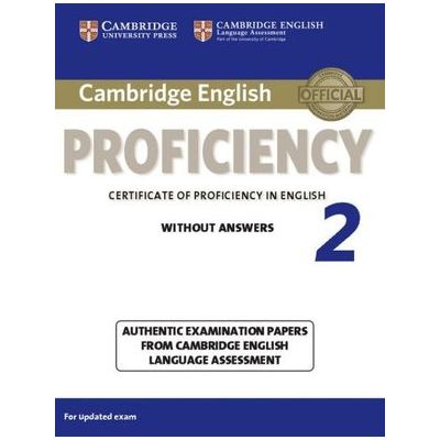 Cambridge English Proficiency 2 Students Book without Answers