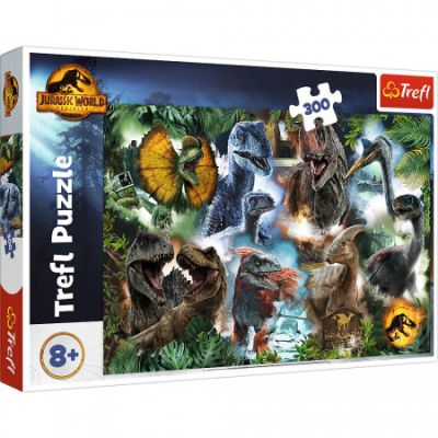 Puzzle 300. Jurassic World Dinozaurii favoriti Trefl