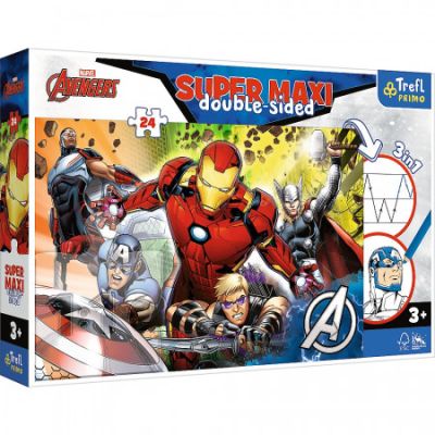 Puzzle Primo 24 super maxi Marvel. Razbunatorii puternici Trefl