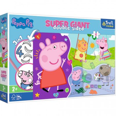 Puzzle Primo super giant 15 Peppa Pig Trefl