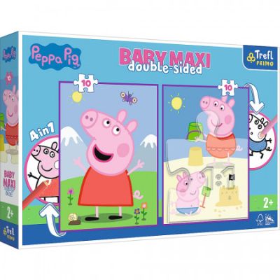 Puzzle Primo baby maxi 2x10 Peppa Pig Trefl